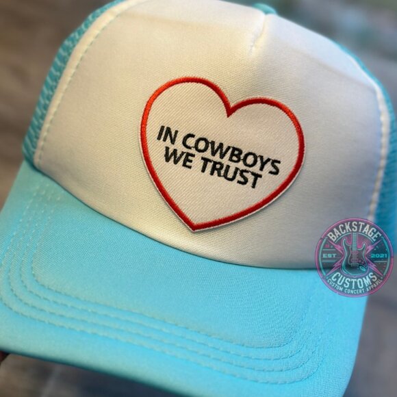 ♥️CLOSE OUT | In Cowboys We Trust Trucker Hat *Multiple Options - Picture 2 of 5
